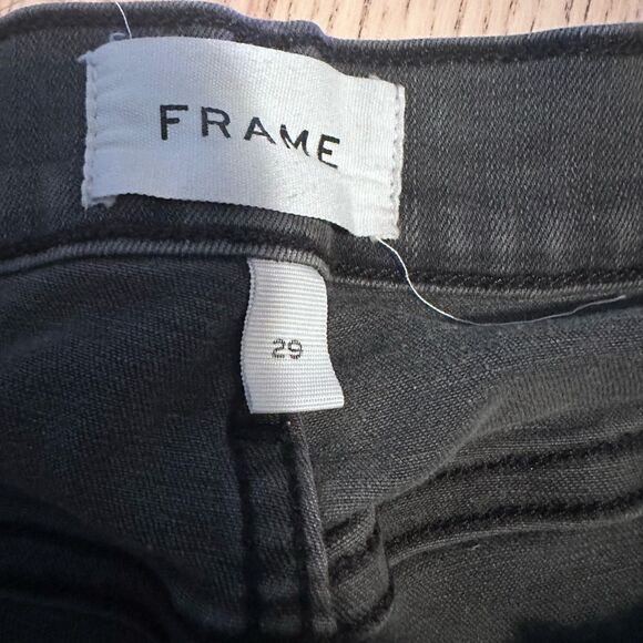 Frame Denim Le High Skinny in Kerry Dark Gray- Size 29 - Picture 4 of 5
